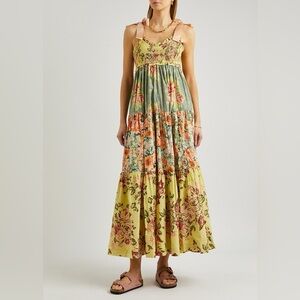 Free People Bluebell Floral Cotton Maxi Dress